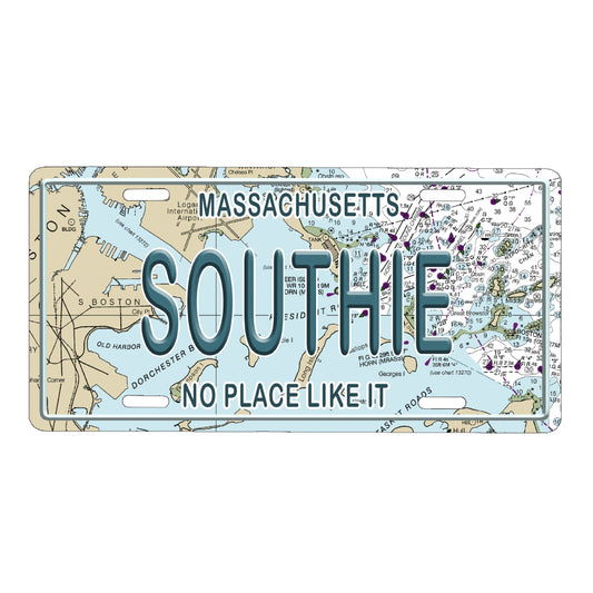 Southie License Plate Ornament